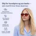 Blåtlys blokerende briller
